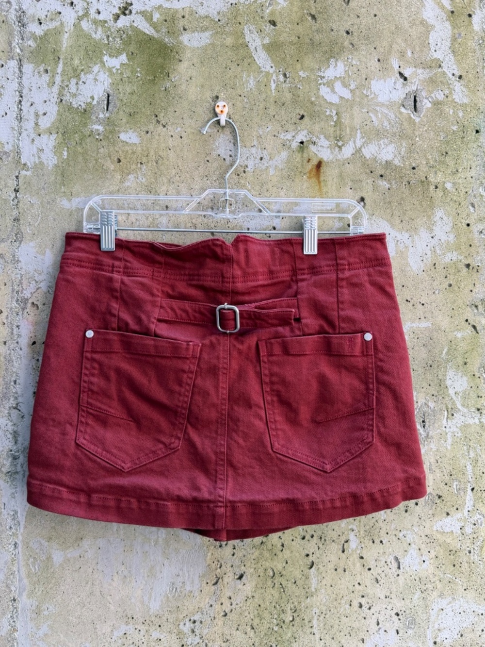 Anthropologie Kit High-Rise Utility Skort by Pilcro, Dark Brick, 28 - Picture 6 of 17